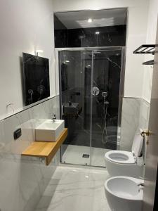 Koupelna v ubytování Hotel Barbato