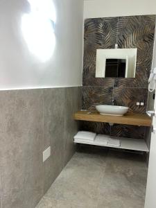 Koupelna v ubytování Hotel Barbato