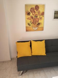 Posezení v ubytování Sunflower maisonette with attic