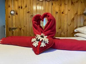 Postel nebo postele na pokoji v ubytování B&B Maison Vallomy