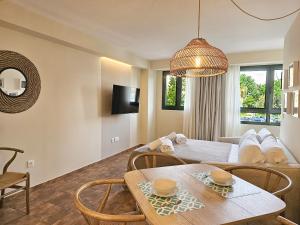 Et tv og/eller underholdning på Apartamentos Las Ciencias O