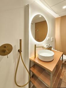 Et badeværelse på Apartamentos Las Ciencias O