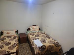 a room with two beds in a room at Edén in Tarija