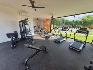 The fitness centre and/or fitness facilities at Condo Temis Vallarta