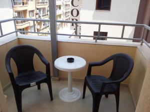 Balkón nebo terasa v ubytování Apartment Zlatina