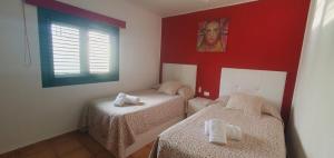 Posteľ alebo postele v izbe v ubytovaní Playa Park Apartments + 24 fotografií