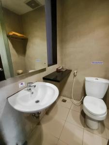 Koupelna v ubytování HOTEL TILAMAS