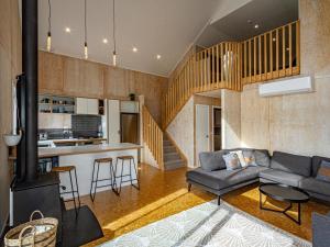 A seating area at Viewtopia - Ohakune Holiday Home