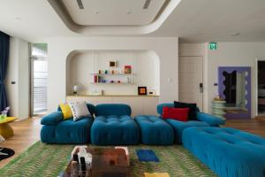 Χώρος καθιστικού στο 双層公寓 Duplex Apt.