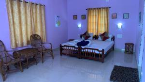 Postel nebo postele na pokoji v ubytování Jungleview Home Stay