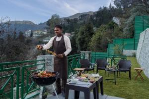 Jídlo v vily nebo okolí