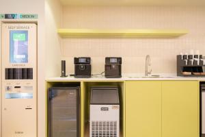 Η κουζίνα ή μικρή κουζίνα στο Workers Hotel Ansan by Aank