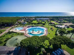 an aerial view of a pool at a resort at Gitavillage California in Montalto di Castro