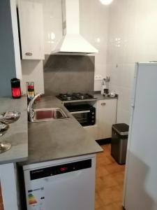 Kuchyň nebo kuchyňský kout v ubytování Casa Cartujet