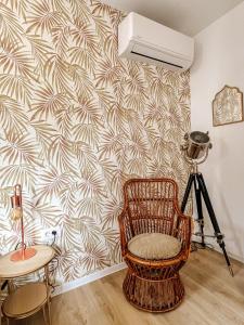 Posezení v ubytování Elysian Fields - Tiny House 'Evergreen'