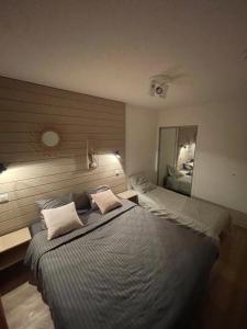 Postel nebo postele na pokoji v ubytování Appartement rénové tout équipé