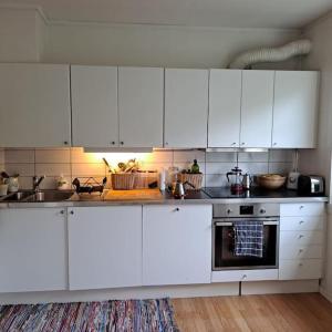 Kuchyň nebo kuchyňský kout v ubytování Your Home Bergen