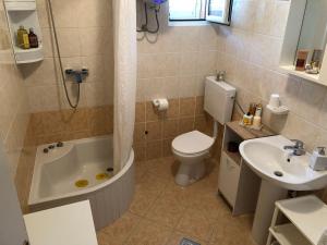 Koupelna v ubytování Apartment Katarina
