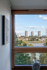 a view of a city from a window at Do not use in London