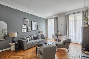 Χώρος καθιστικού στο Residense Notre Dame de Paris by Studio prestige