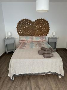 Posteľ alebo postele v izbe v ubytovaní Encantador piso en Villafranca