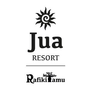 a logo for a resort in raja amir at Rafiki Jua Resort in Watamu