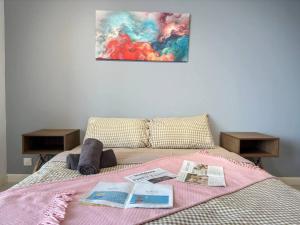 Postel nebo postele na pokoji v ubytování A1804 Grand Medini Studio 100mbps Netflix By STAY + 34 fotografií