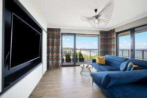 Posezení v ubytování Apartament 601 Natural Baltic Darłówko