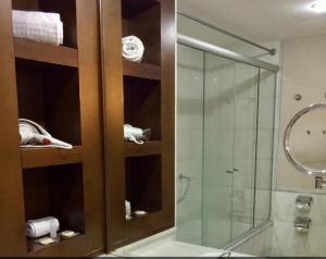 Koupelna v ubytování Hotel Paulista Plaza MCR