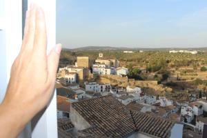 A general view of Setenil or a view of the city taken from the lodge