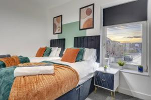 Ліжко або ліжка в номері Stunning 3 bed House in Central Hull