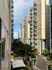 a view of a city with tall buildings at Apartamento JTR Cond Beira Mar - Castelo B Temporada in Maceió