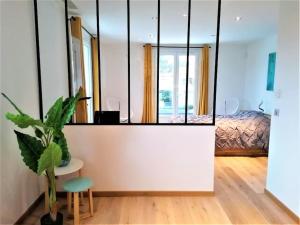 Posteľ alebo postele v izbe v ubytovaní Villa Solaris, proche plages et centre St Aygulf
