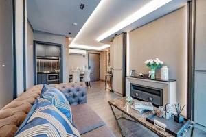 Posezení v ubytování Erawan Luxury 2B2B Condo (2卧室豪华公寓古城中心)