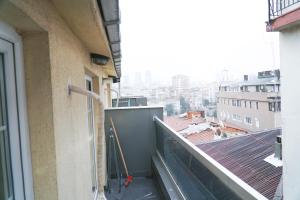 Nespecifikovaný výhled na destinaci Istanbul nebo výhled na město při pohledu z hotelu