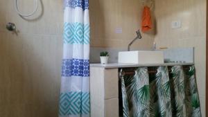 Et badeværelse på Chalet Vida de Roça