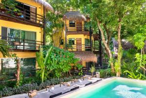 Bazén v ubytování Terasu Riviera Maya Hotel & Spa, en Xcaret nebo v jeho okolí