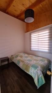 Postel nebo postele na pokoji v ubytování Casa Los Andes