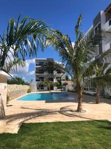 Bazén v ubytování Sol Caribe 101 Bayahibe con linda piscina! nebo v jeho okolí