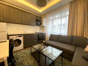 Posezení v ubytování Cosy mini flat in Fatih