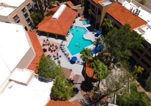 una vista aérea de una piscina en un complejo en Sheraton Tucson Hotel & Suites, en Tucson