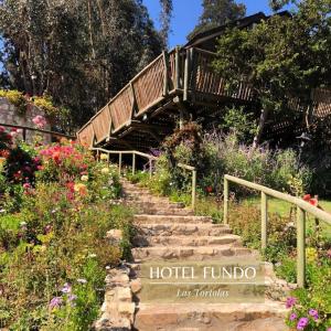 A garden outside Hotel Fundo Las Tortolas