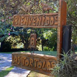 A garden outside Hotel Fundo Las Tortolas