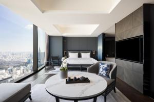Posezení v ubytování BELLUSTAR TOKYO, A Pan Pacific Hotel