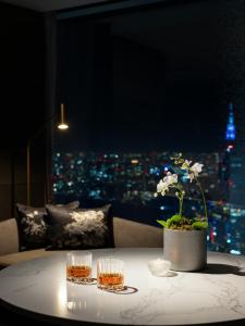 Nápoje v ubytování BELLUSTAR TOKYO, A Pan Pacific Hotel