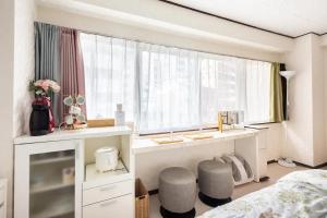 Ένα ή περισσότερα κρεβάτια σε δωμάτιο στο TOKYO Secret house 201