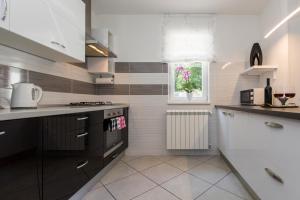 Kuchyň nebo kuchyňský kout v ubytování Holiday Home Rea