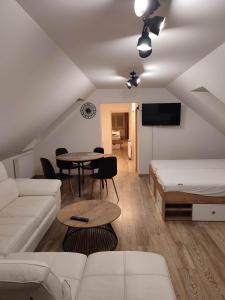 Posezení v ubytování Apartmán Tulipán