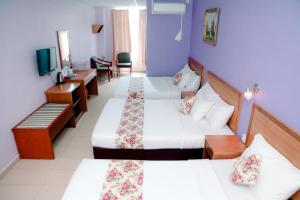 Katil atau katil-katil dalam bilik di HOTEL D VIEW MERSING