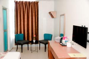 Katil atau katil-katil dalam bilik di HOTEL D VIEW MERSING